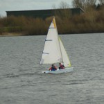 RS Feva auf dem Xantener Südsee