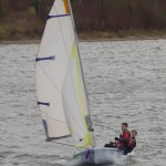 RS Feva auf dem Xantener Südsee