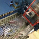 Turbine mit zuflusssteuerung unter dem Getriebe