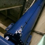 Hydraulikzylinder für die Wehrtore
