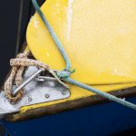 Eis auf dem Boot